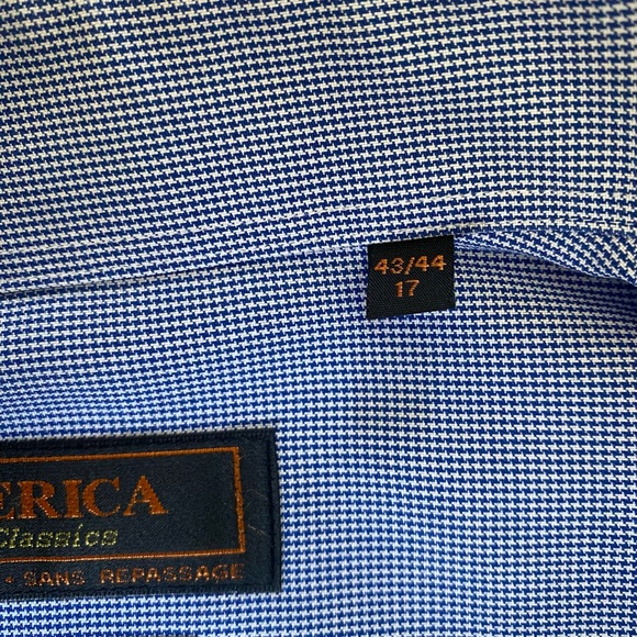 Serica Classics Mens NWT  Dress Shirt size 17. - Picture 6 of 8